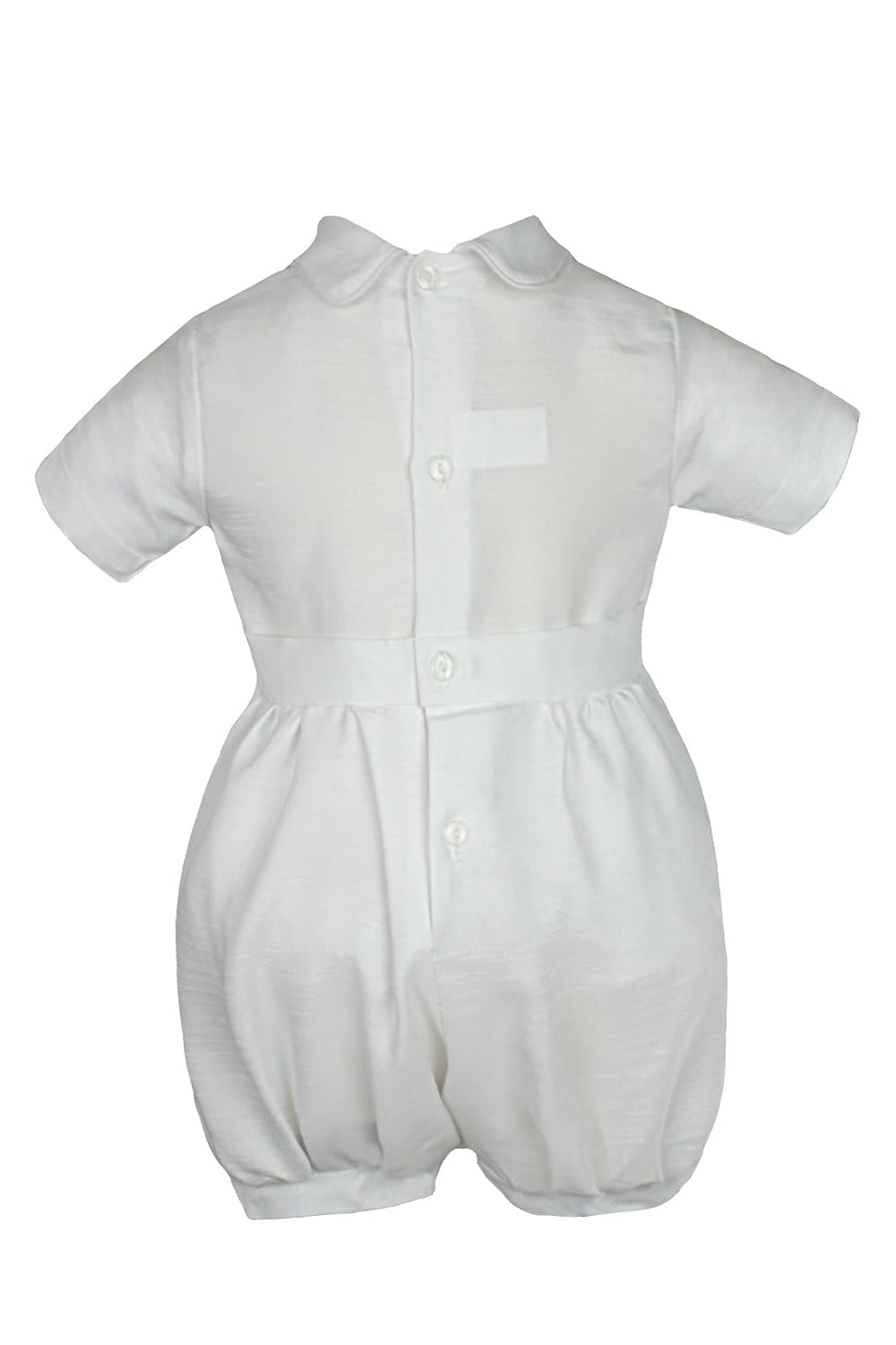 White Short Rompers Baby Toddler Boys Christening Baptism Church 0-30M (3:(18-24 months))