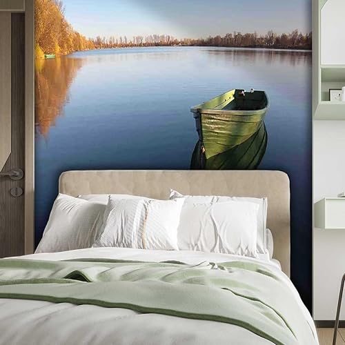 Miniatura 2 de Papel De Paredes Decorativo Lake House Decor Papel de contacto Decoración de pared Decoración de pared Fácil de limpiar (Ancho) 31.5 pulgadas X (H)