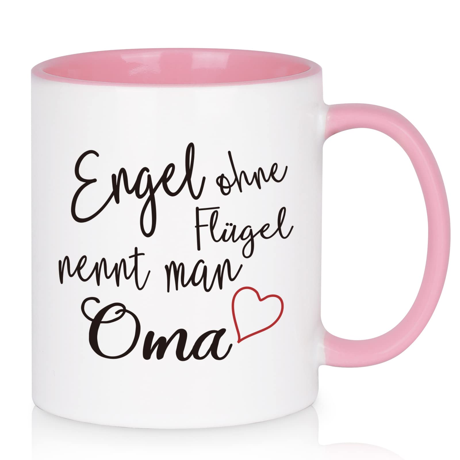 Mister Merchandise Tasse à Café Avec Inscription En Allemand « Engel Ohne Flügel Nennt Man Oma Oma GrandMama » Pour La Fête Des Mères