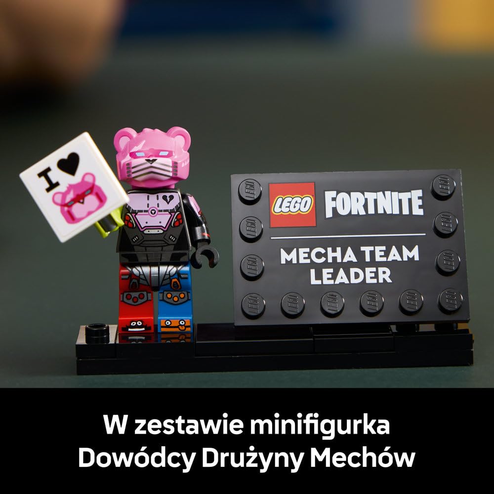 LEGO Fortnite Dowódca Drużyny Mechów 77078 | Model Mecha Team Leader, zestaw klocków dla dorosłych, prezent dla fana Fortnite, duża gamingowa dekoracja, 2503 elementy