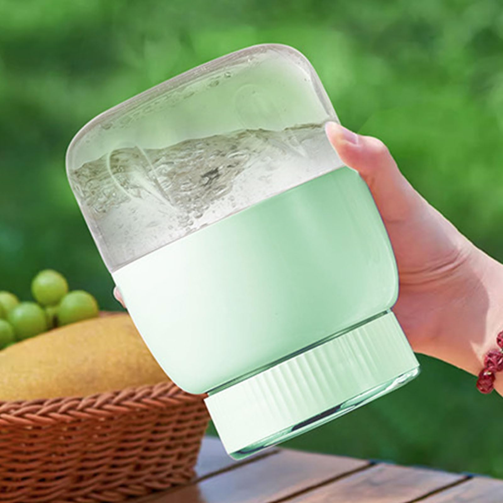 Compatta 20 piccoli frullatori ricaricabili per succhi frullati, alimenti per bambini, funzionamento a pulsante singolo, design lavabile in lavastoviglie, adatto ai viaggi
