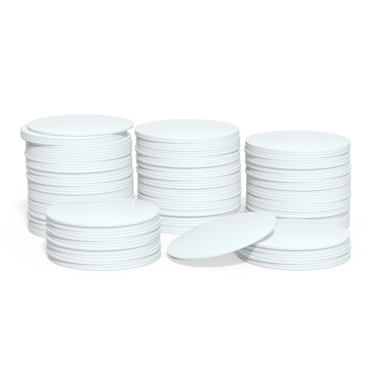 50PCS Coin Cards NFC Tags, Blank NTAG215 NFC Cards Rewitable NFC Chip 25mm/1inch Round 215 Cards Compatible with TagMo and Amiibo and NFC Enabled Mobile Phones and Devices