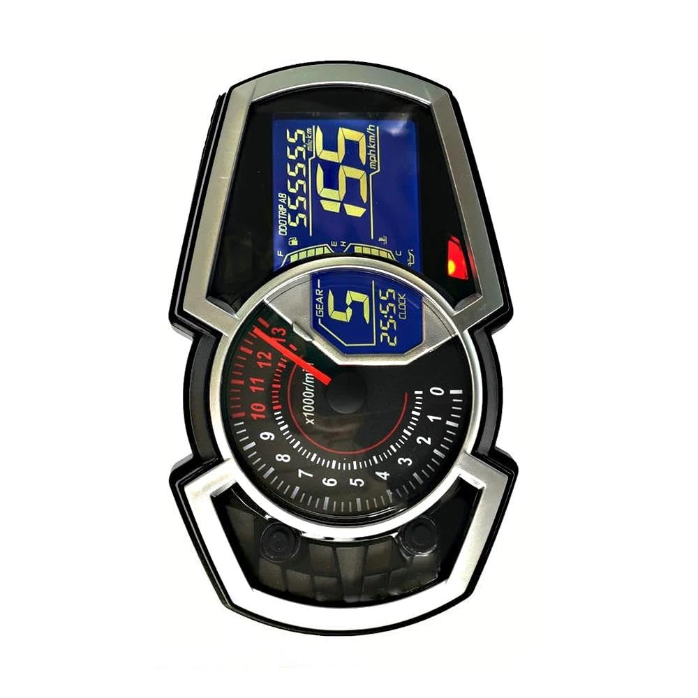 Per Per Ninja 650 Moto LED Tachimetro Contachilometri Contagiri Indicatore Livello Olio Indicatori Digitali Cruscotto HRQCTIM