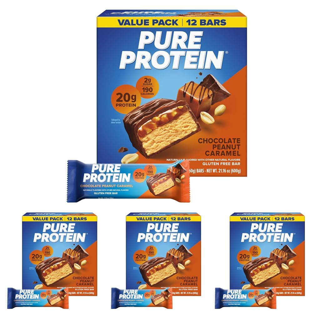 Pure Protein Chocolate Salted Caramel Protein Bars, 20g Protein, 12 Ct — Amazon image 15