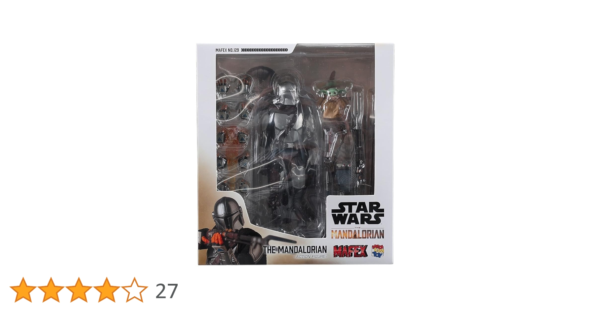 Amazon.co.jp: MAFEX マフェックス No.129 THE MANDALORIAN/ザ・マンダ