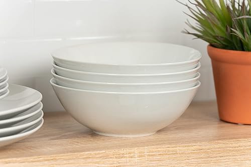 Miniatura 5 de 10 Strawberry Street Simply Coupe - Vajilla de 12 piezas, color blanco, servicio para 4 personas (12 piezas)