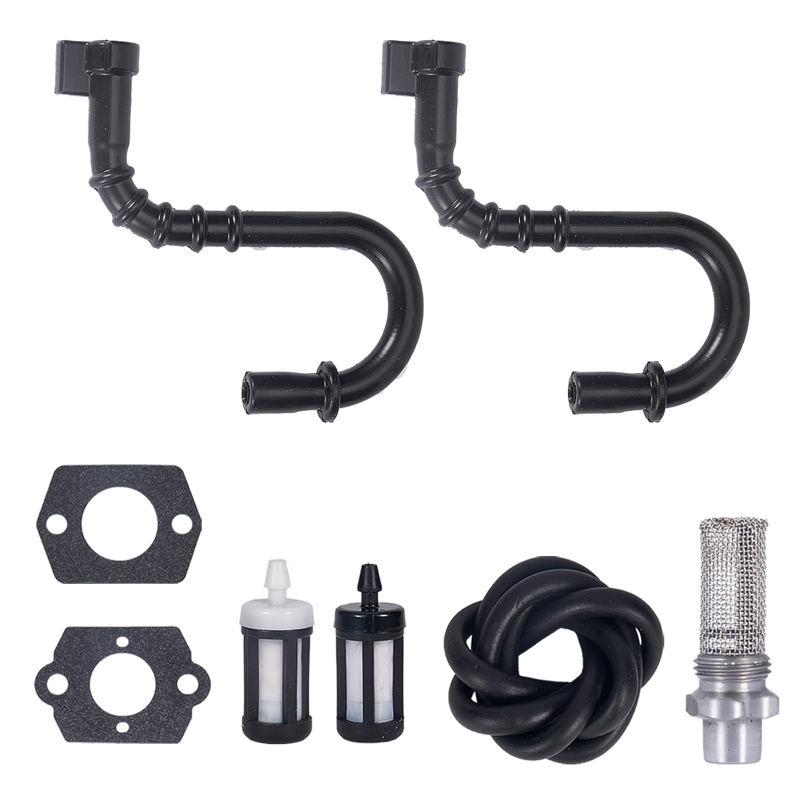 Mikatesi Stub Spark Arrestor & Fuel Line Hose Kit for Stihl BG86 BG66 BG56 SH86 SH56 Blower Replace Parts with Fuel Filter Gasket
