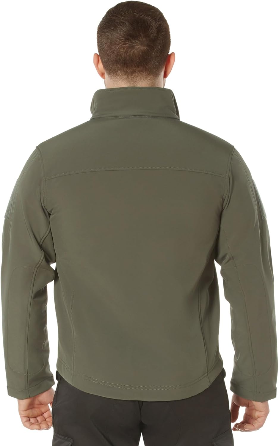 Rothco Stealth Ops Soft Shell Tactical Jacket – Lightweight Water Resistant 3‑Layer Outdoor Coat with Fleece Lining