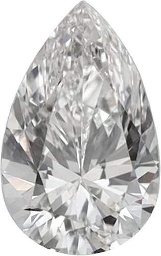 GEMHUB Pear Cut IGI CERTIFIED 0.40 Ct. Lab Grown CVD Diamond