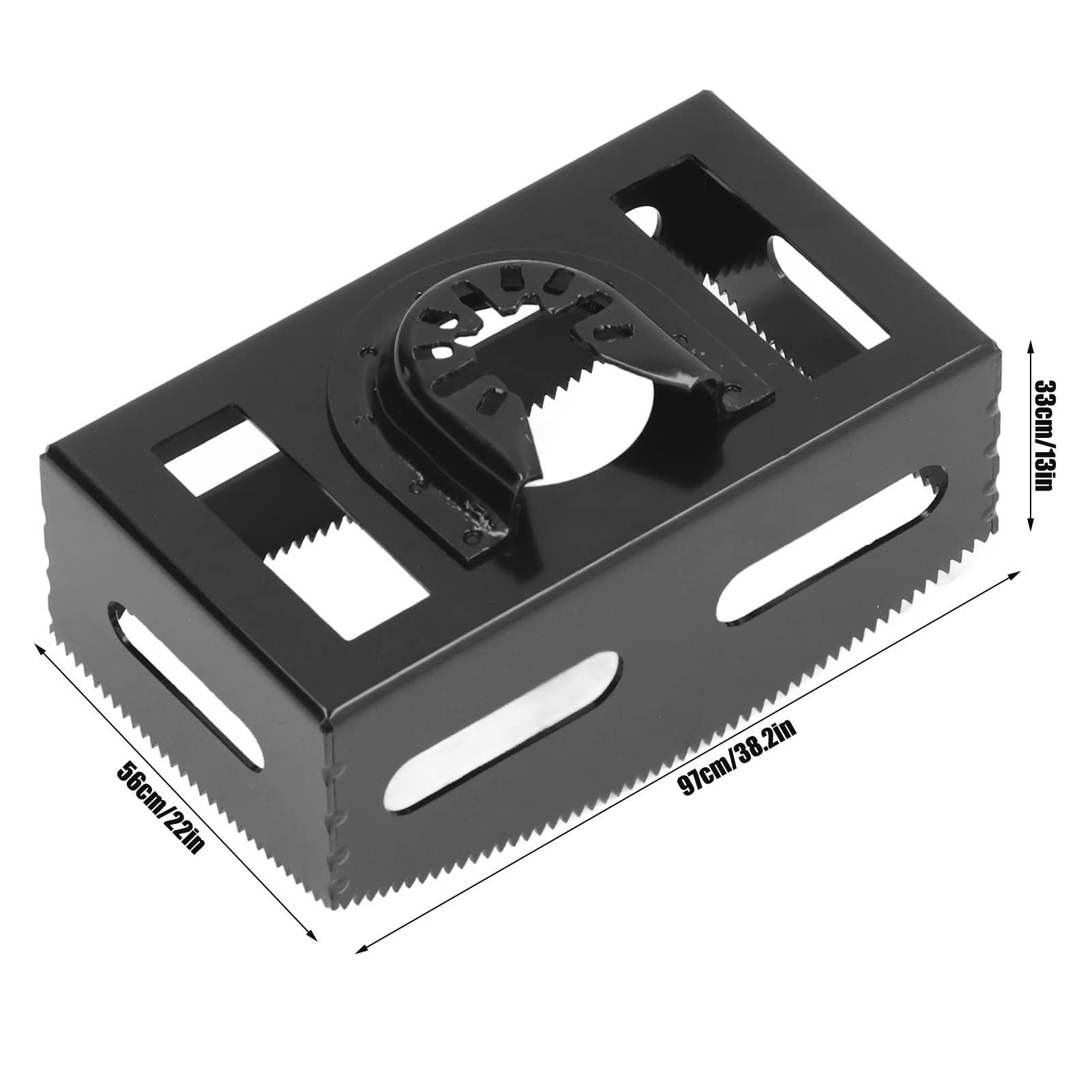 Rectangle Slot Cutter HSS Oscillating Saw Blade Electric Box Slot Cutting Blades - Image 2