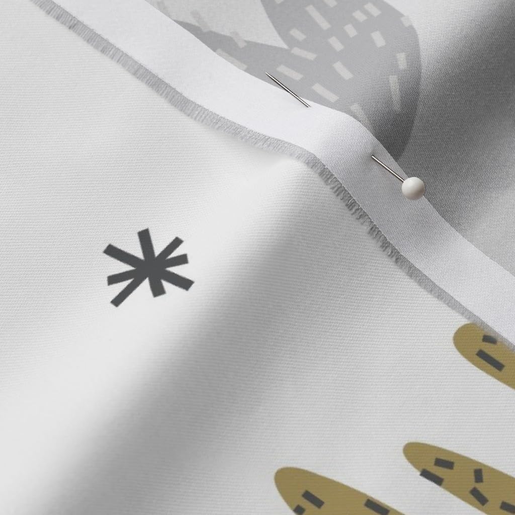 Spoonflower Fabric - Boho Cactus Southwestern Desert Nursery Cacti Succulent Pink Mint Printed on Organic Cotton Sateen Fabric by The Yard - Sewing Quilting Apparel Home Decor