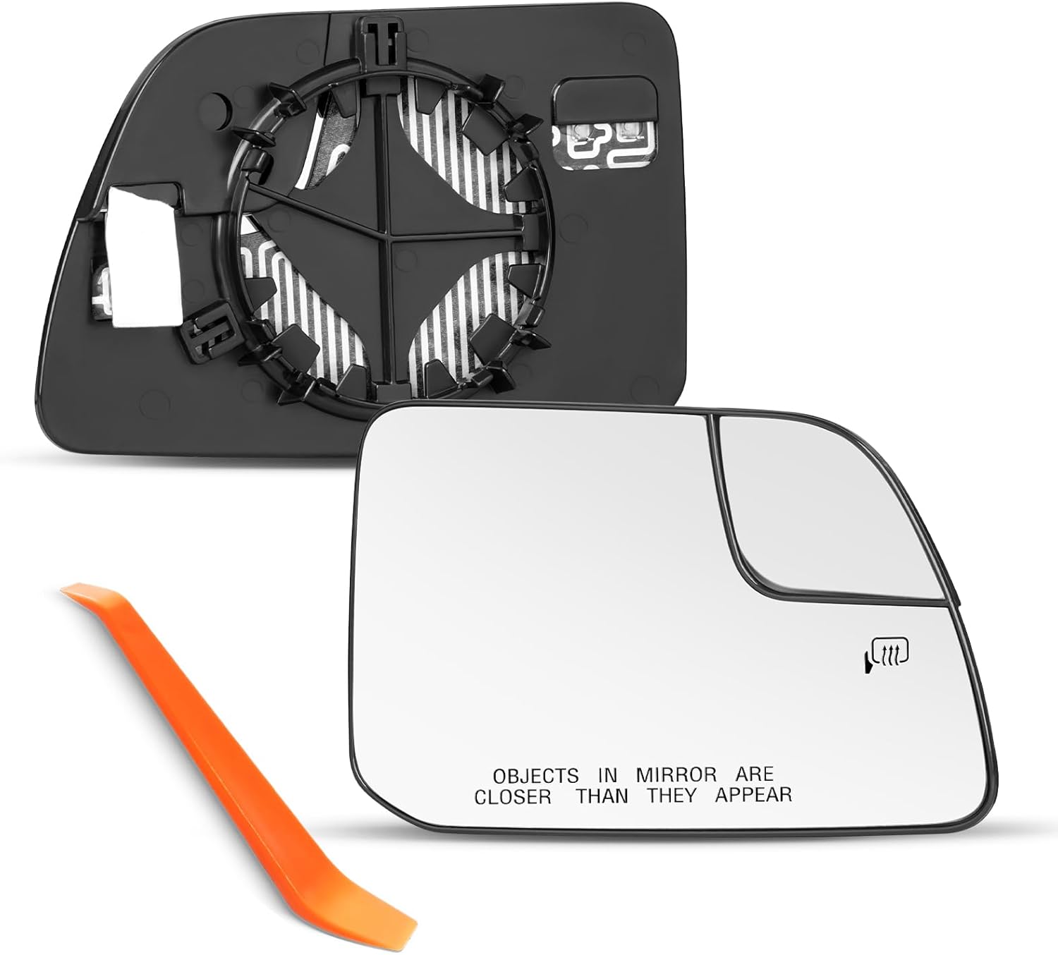 Passenger Side Mirror Compatible with Lincoln MKX 2011 2012 2013 2014 2015, Ford Edge 2011-2014 - Right Side Mirrors replacement Glass with Backing Plate, Power Heated