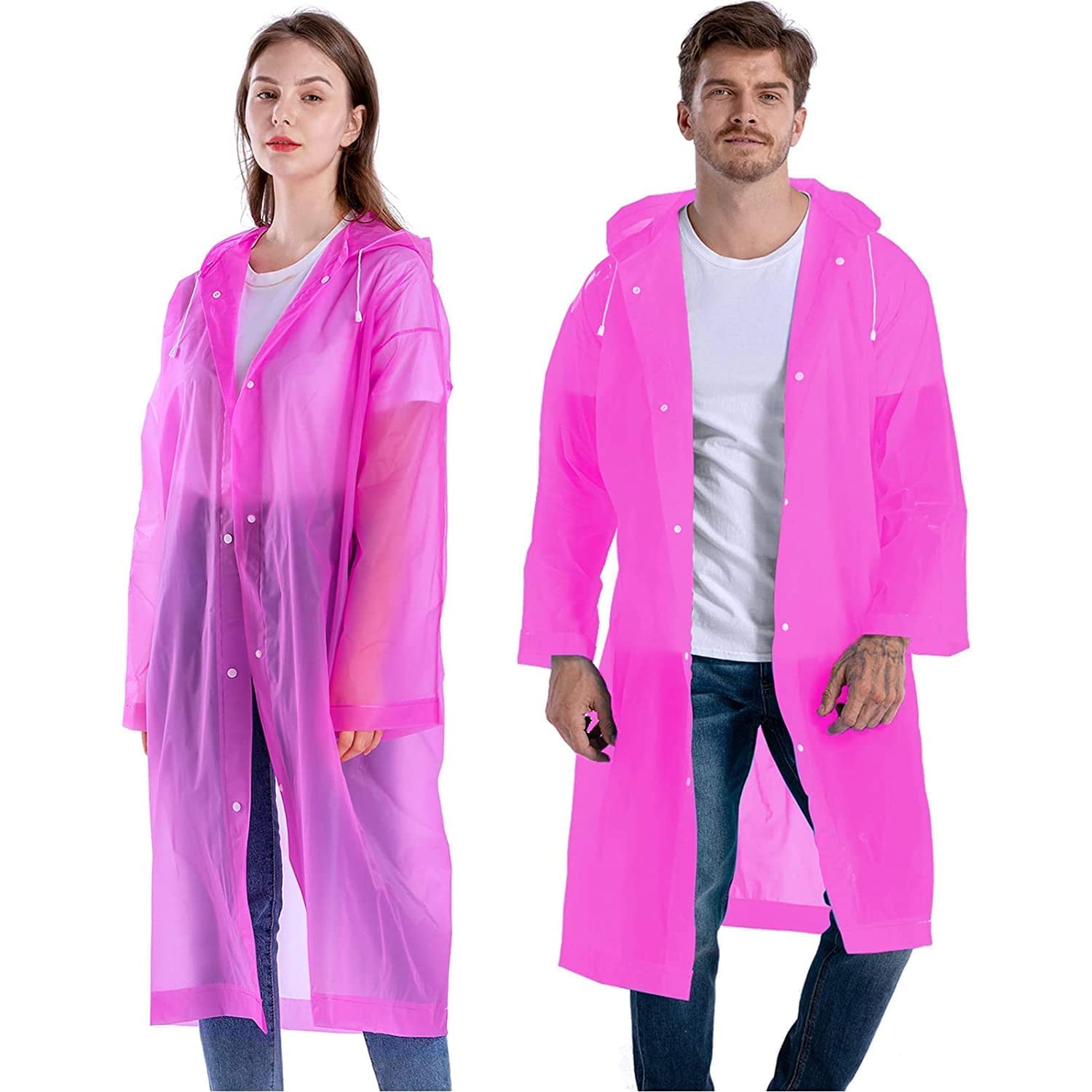 TrendEvo EVA Waterproof Rain Coat Hooded Outdoor Water Resistant Rainwear Suit for Men & Women Pack of 1-picture-33