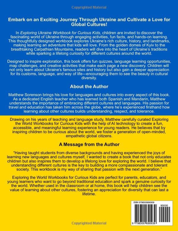 Exploring Ukraine Workbook For Curious Kids: A Fun, Interactive Guide to Ukraine's Special Places, Culture, and History! (Exploring the World for Curious Kids) - Image 2