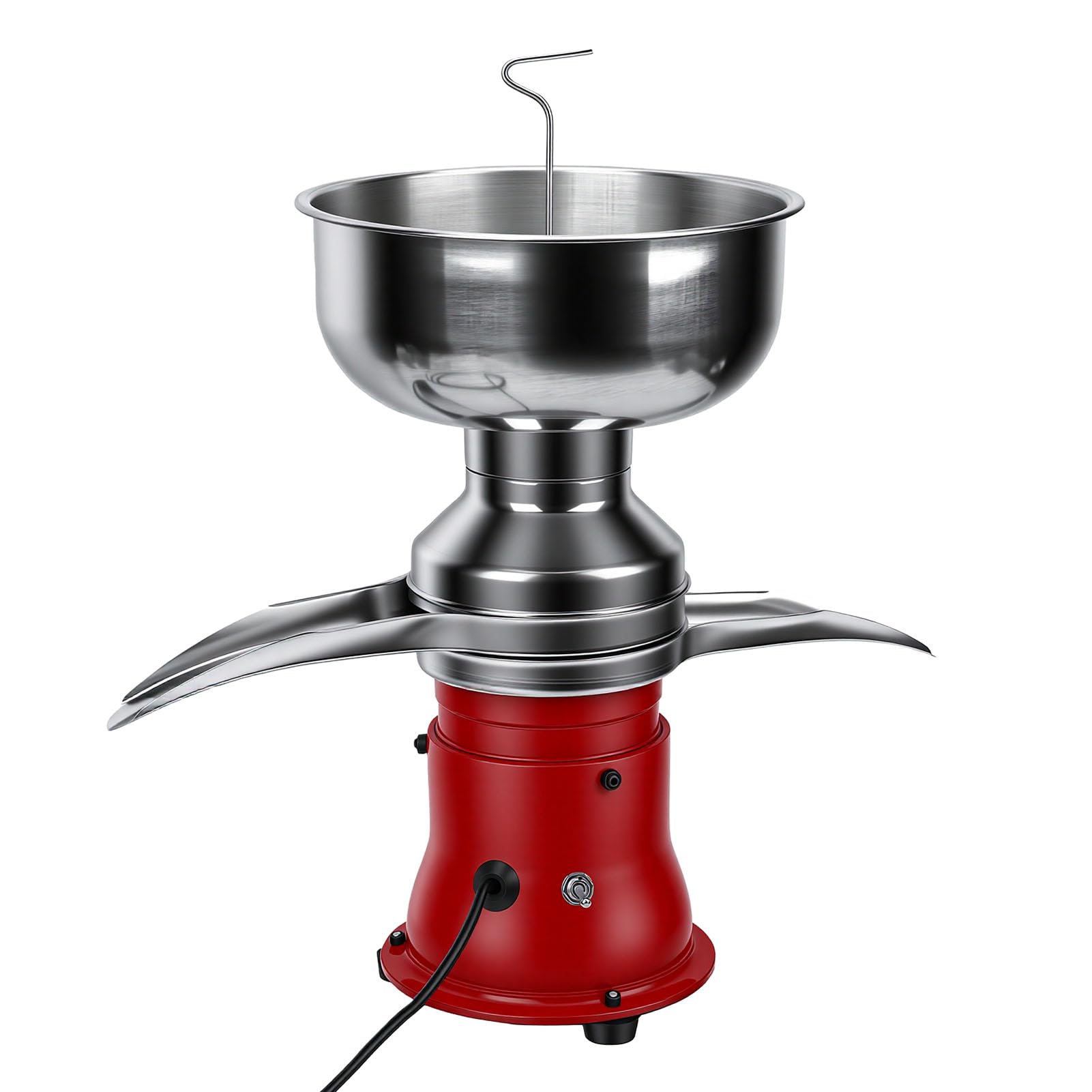 GLOGLOW Espumadores de Leche Separador Centrífugo de Crema de Leche Eléctrico ABS 5L 9800RPM 50L por Hora para de Vaca de Cabra Uso Lácteo en el Hogar Separador de Crema para Cruda Jardinería de Acero