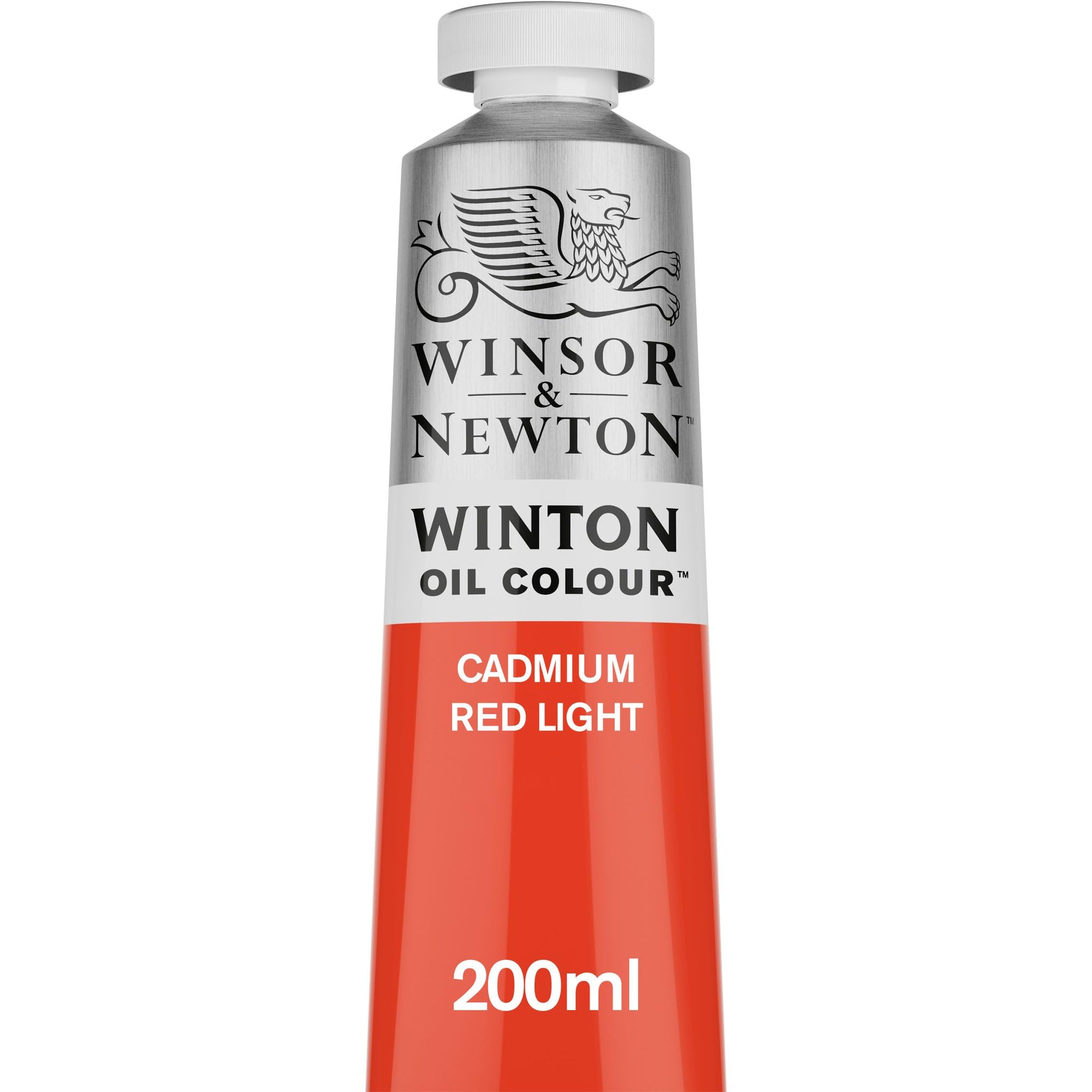Winsor & Newton Winton tube 200ml rouge cadmium clair huile beaux arts