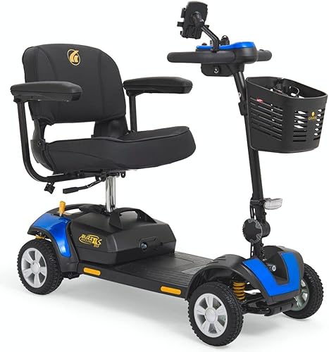 Golden Technologies Buzzaround XL - Patinete compacto de movilidad de 4 ruedas - GB124A-STD (azul)