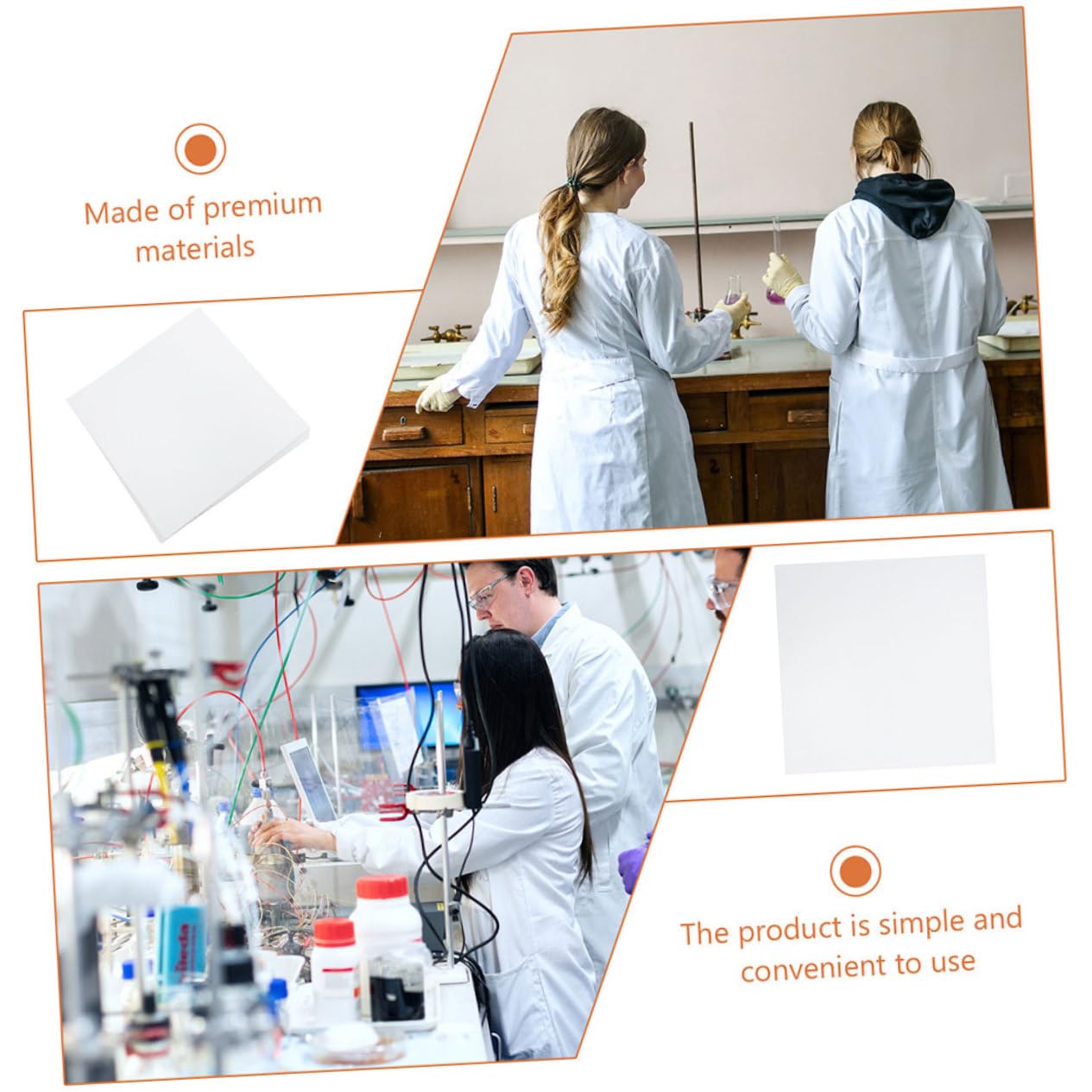 60 Hojas De Consumibles De Laboratorio Papeles De Filtro Cualitativos Cuadrados Herramientas De Experimento Papeles De Filtro Cualitativos Surtidos Para Reemplazo De Filtros