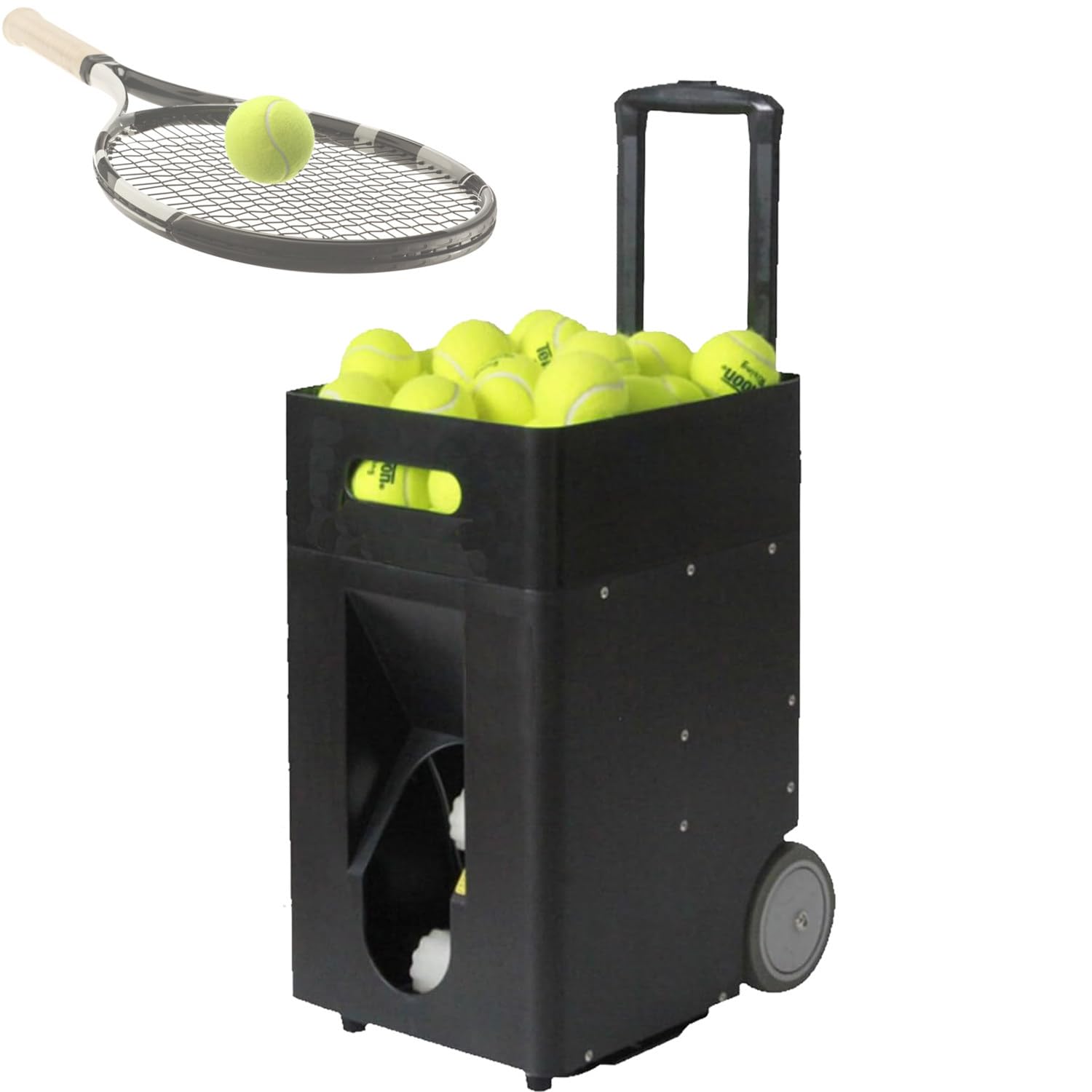 Máquina Pelotas Tenis,Lanzador Pelotas Tenis,Máquina 50 Pelotas Tenis,Reproductor Multifuncional Pelotas Tenis,con App,Control Remoto