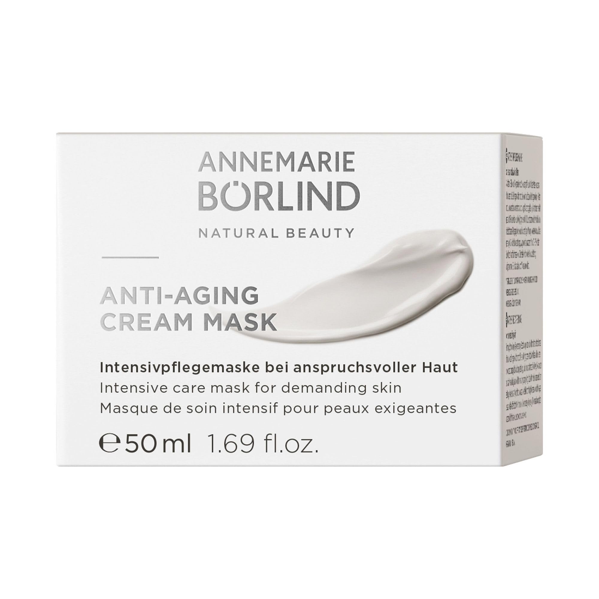 ANNEMARIE BÖRLIND ANTI-AGING CREAM MASK 50 ml Bei Normaler Haut | Intensivpflegemaske, Anti-Aging Gesichtsmaske, Mildert Falten, Aktiviert Zellregeneration, Glättend & Straffend