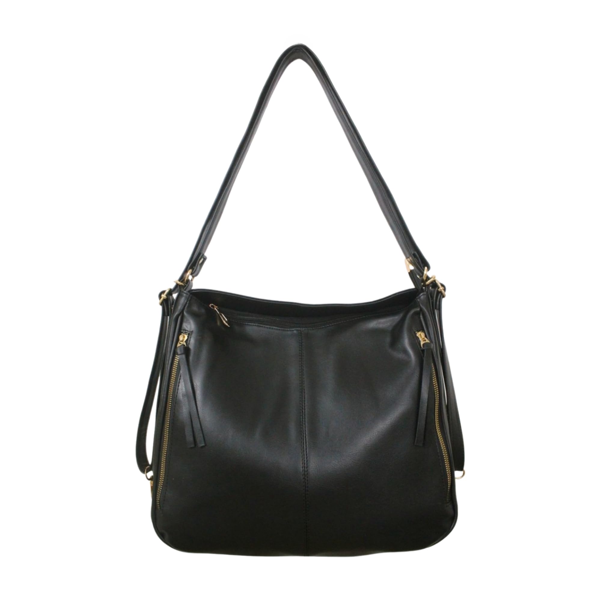 KELLY WEST Faux Leather Tote Shoulder Bagpack Laptop Bag with Versatile Carrying Options (B0D17PVR4W) Amazon Price History, Amazon Price Tracker