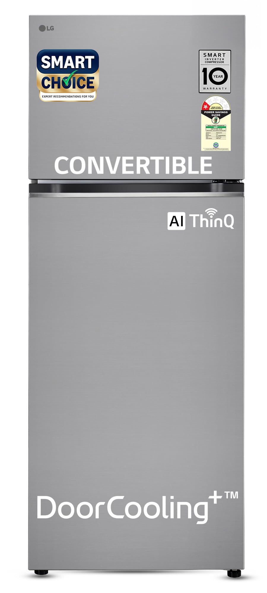 LG Smart Choice 466L Frost Free Double Door Refrigerator