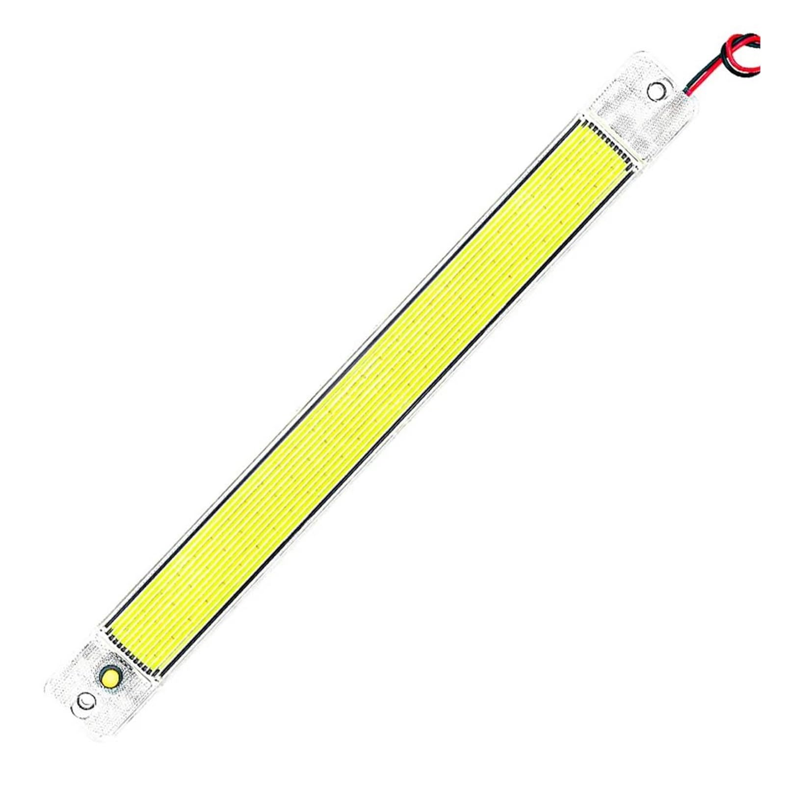 Fendinebbia 84 LED 10W Barra Luminosa Per Interni Auto Tubo Luminoso Bianco Con Interruttore Per Furgone Camion CAMPER Per Camper Barca Plafoniera Interna
