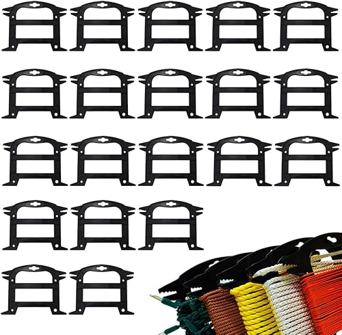 Miniatura 7 de Paquete de 5 organizadores de cuerda de almacenamiento para cuerda de almacenamiento para cuerda de paracaídas, cordeles, línea Mason,