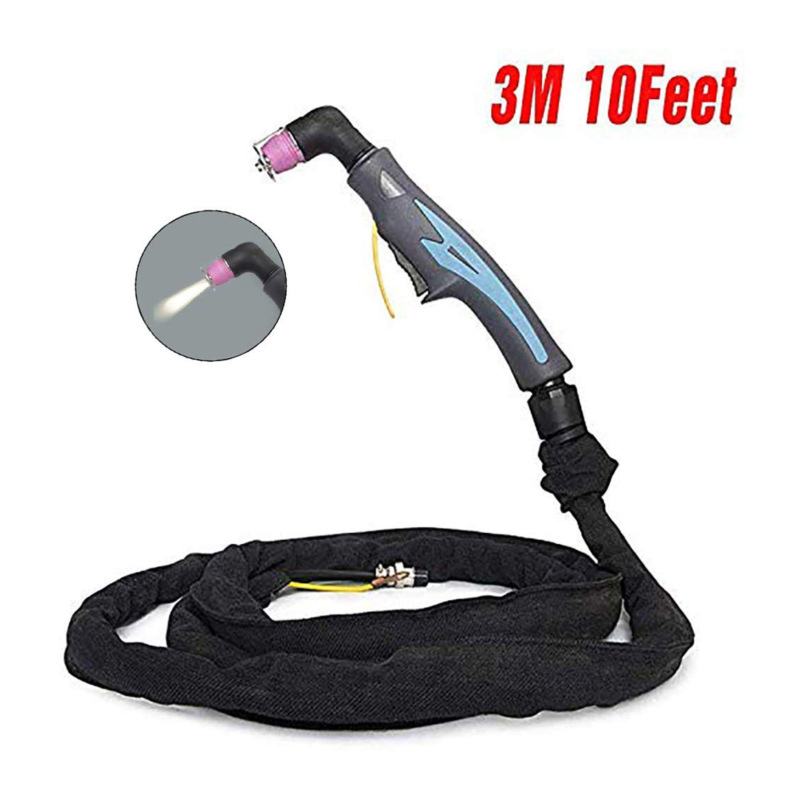 SUSEMSE Torcia ad arco pilota WSD-60P con collegamento cavo 60Amp 3-7M (torcia da taglio 3M WSD60)