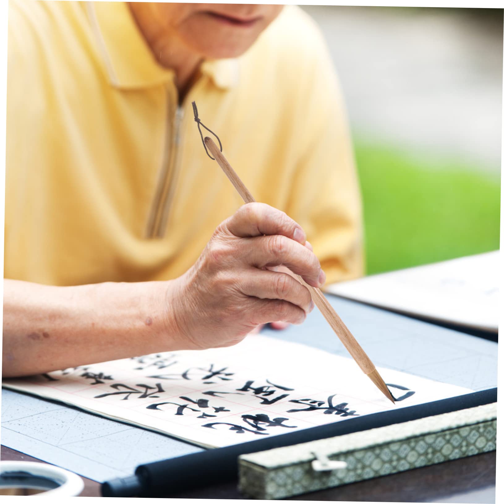 HOMSFOU 5 Set Pennello Calligrafico Completo Per Principianti Accessori Per Scrittura E Per Calligrafia E 3 Pezzi * 5