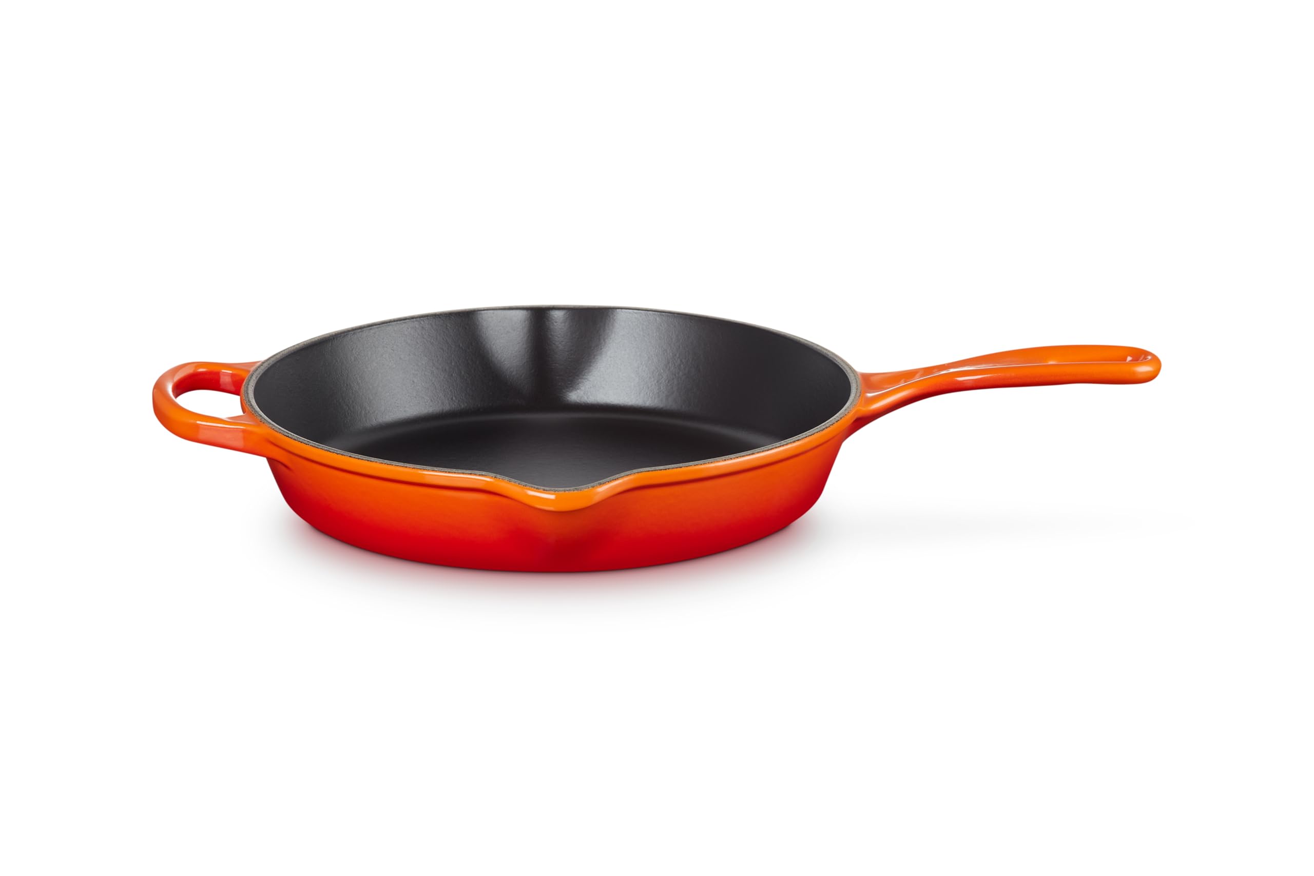 LE CREUSET Signature Hohe Brat- und Servierpfanne aus Gusseisen, für alle Herdarten und Backöfen, 26 cm, 2 Liter, Ofenrot, 20187260900422