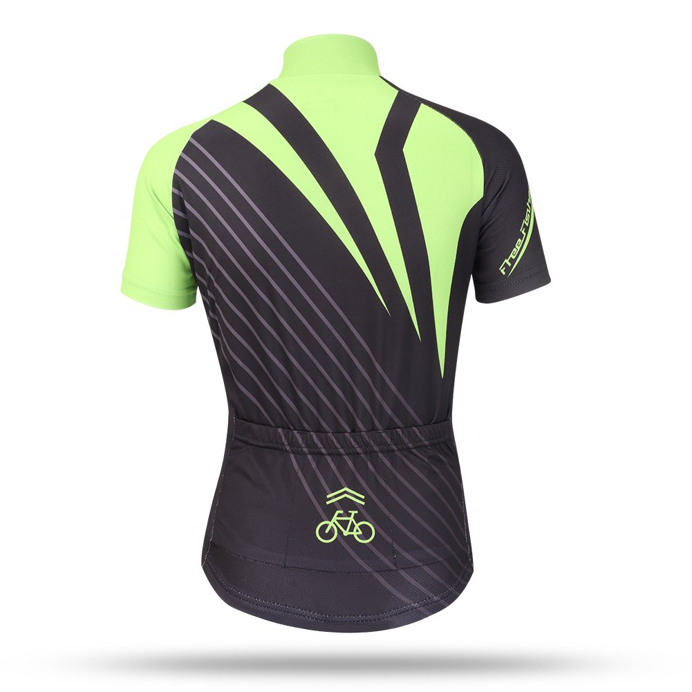 Maillot de Ciclismo Conjunto de Camiseta de Bicicleta + Pantalones Cortos Transpirable para Niños Niñas