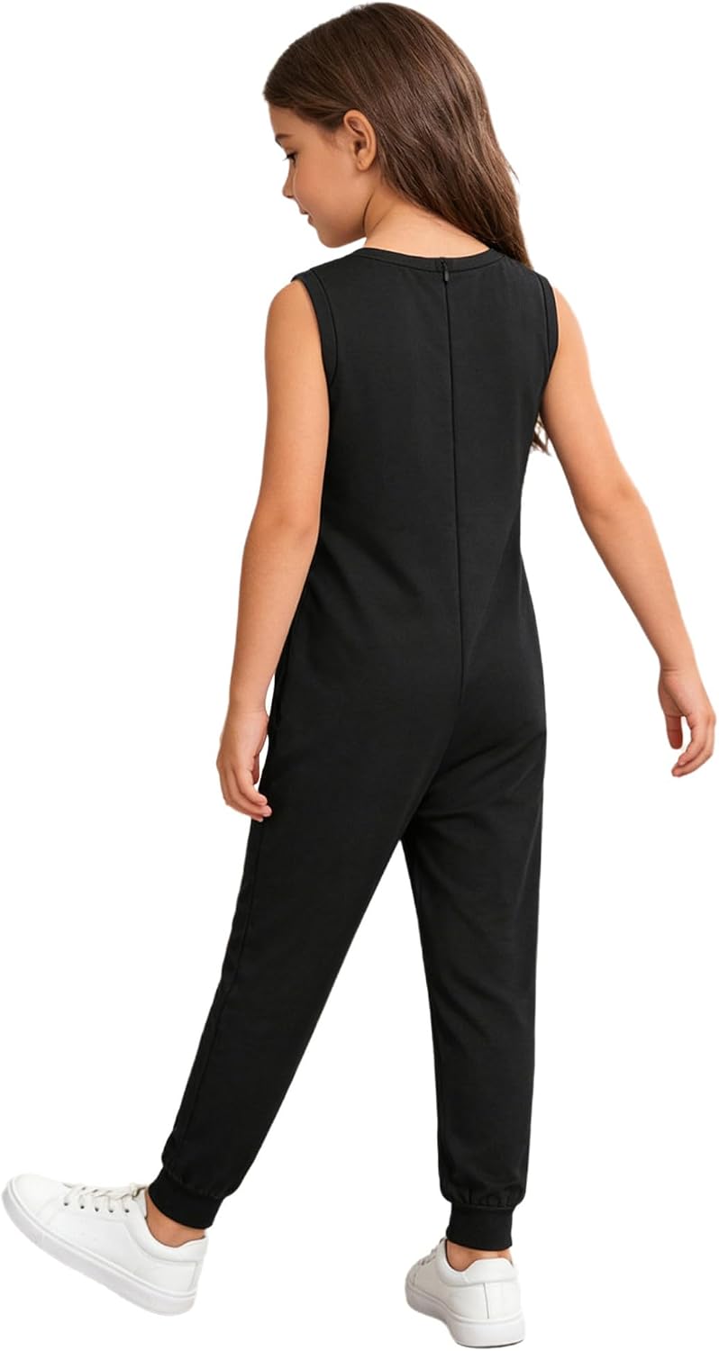 FEESHOW Adaptive Clothing for Children's Special Needs Sleeveless Zip Back Anti-Strip Jumpsuit Easy Dressing Rompers