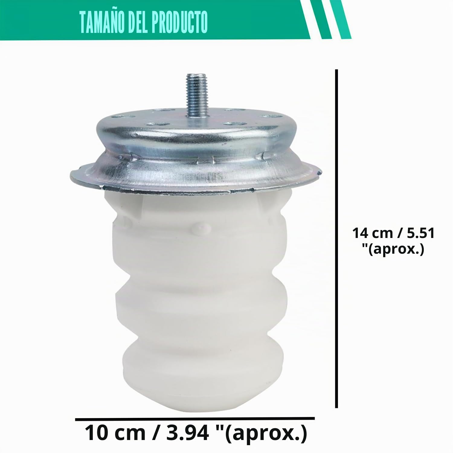 2 Piezas Tope de Tope de Amortiguador, Amortiguador Suspensión Limitador, Amortiguador de Tope para Suspensión, Citroen Jumper 250 Ducato 250 Boxer 250 1351266080 5166.88 516688