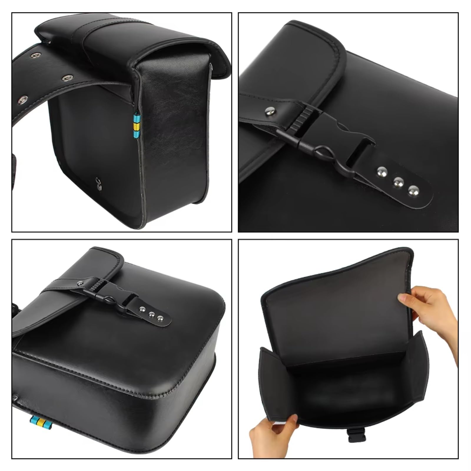 Valigia Universale Per Bagagli A Motore In PU Borsa Per Viaggio Per Motocicletta Serbatoio Sella Laterale Accessori Strumenti Di Stoccaggio Sacche Moto