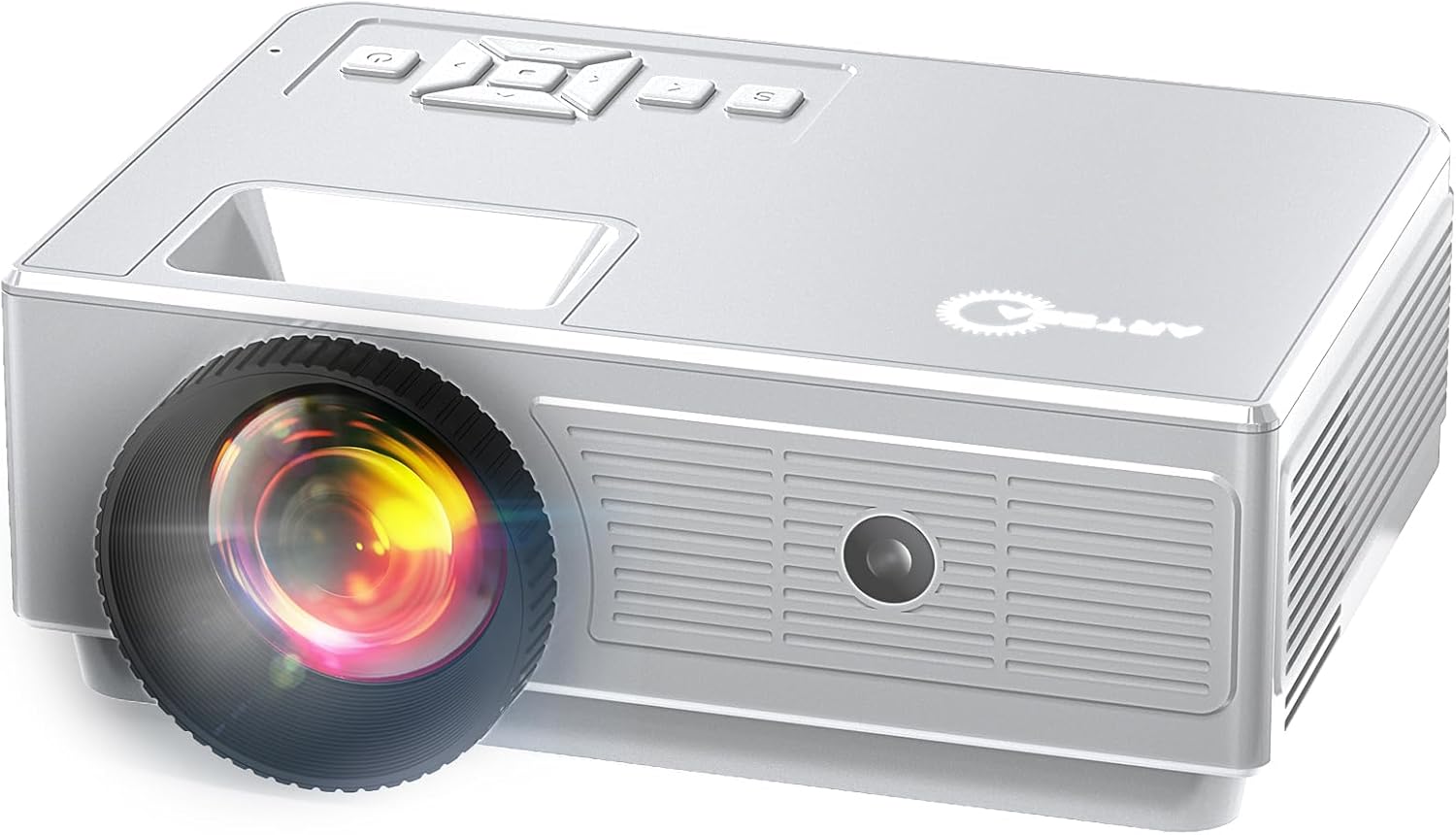 ARTSEA 5G WiFi Native 1080P Projector for iPhone, 9500L Full HD 300" Outdoor Video, Synchronize Smartphone & 4K Movie Compatible With Laptop/TV Stick/HDMI/PS4