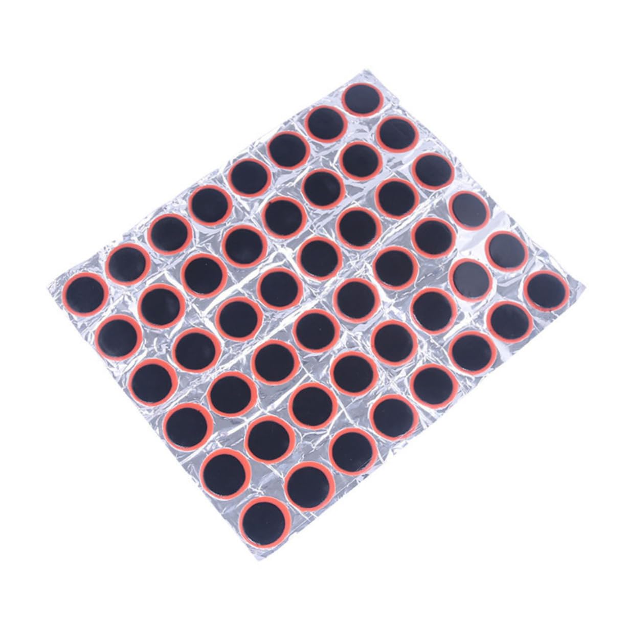 POPETPOP 48Pcs Patch Kit for Motorbike Bicycle Car Self Adhesive Rubber Puncture Repair Tools Lightweight Easy to Carry Essential for Tire Repairs