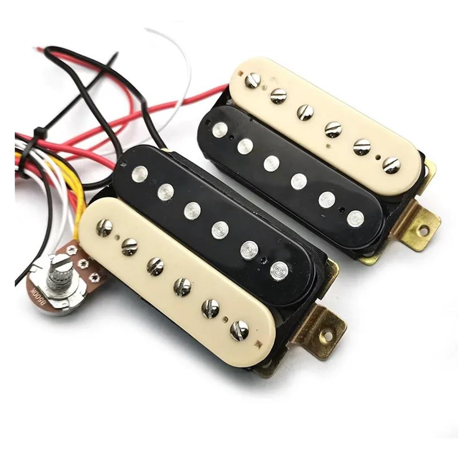 Gitarren Humbucker Tonabnehmer Mit Drei Positions Schalter Und 500K Potentiometer Vorverkabelt Professionelle Tonabnehmer für Musikinstrumente