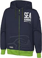 Vista 19 de Outerstuff NFL - Sudadera con capucha para hombre con cremallera completa en colores del