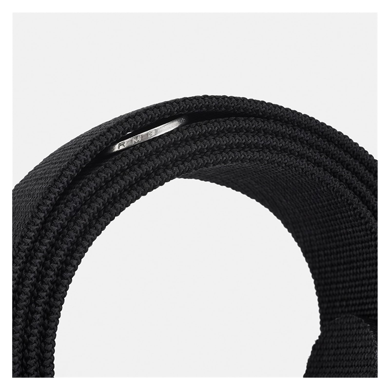 JOJOJ Cinturón táctico elástico Militar for Hombre, Hebilla de aleación, Cinturones de Lona elásticos de Nailon de Calidad for Hombres(42in/105CM,Black-White)