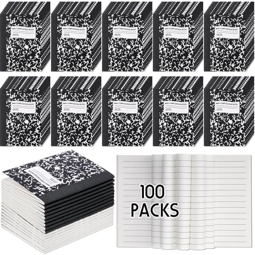 Carnets de notes en marbre Fainne de 60 pages : petit format 11,4x8,4 cm pour prise de notes