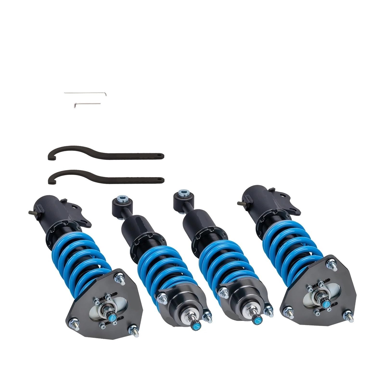 Coilover Lowering Kit Compatible With Mitsubishi Lancer 4G94 4G69 2002-2006 Shock Absorber 24 Ways Adjustable Damper Coilovers
