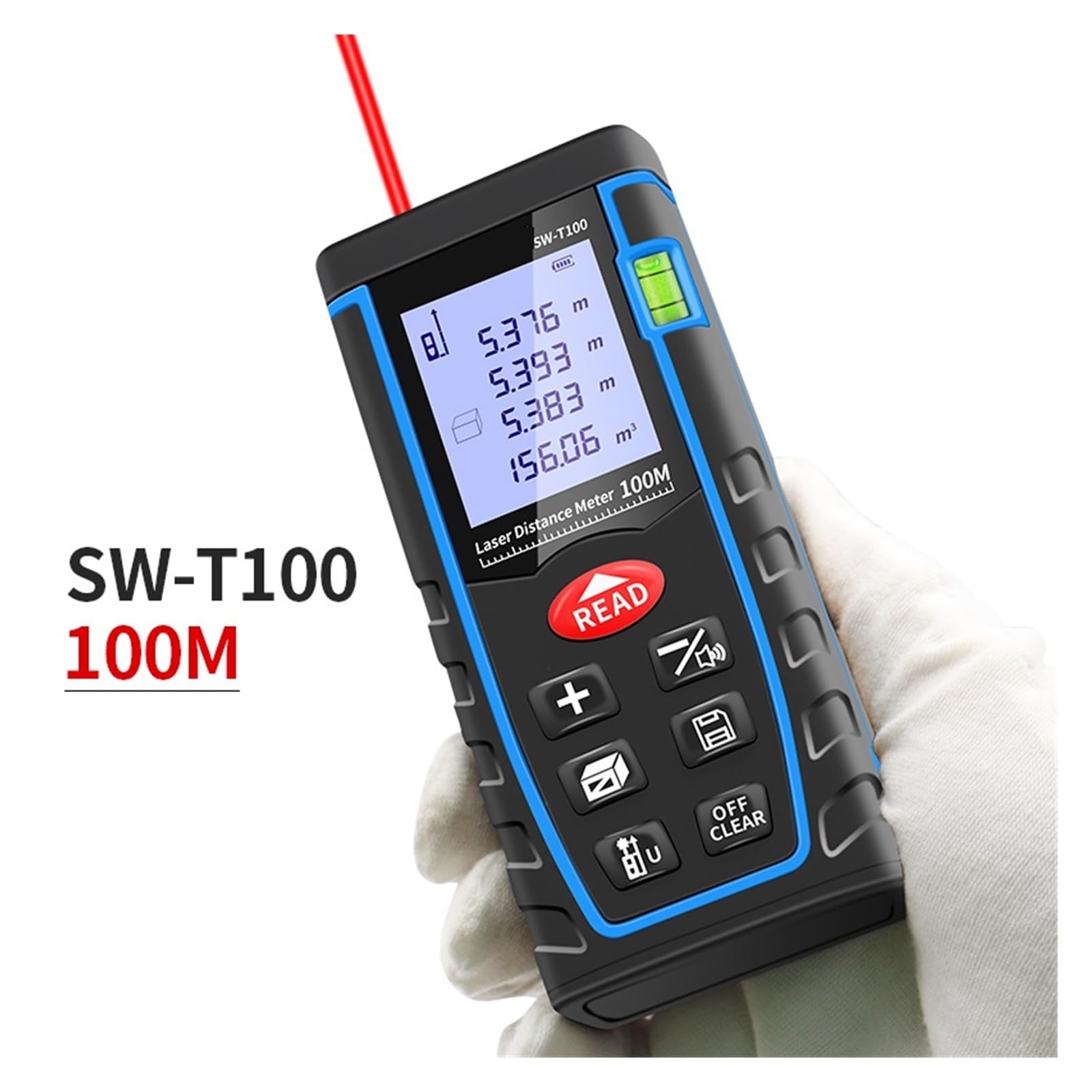 Misuratore di distanza 40M 60M 80M 100M Roulette elettronica Nastro digitale Telemetro Range Finder Tester Strumenti Precisione Flessibilità Misurazione