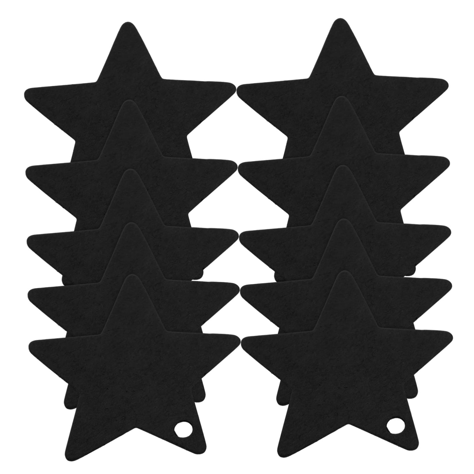 CIMAXIC 100pcs Star Pattern Cardstock Tags Blank Hanging Tags Holes Party Favor Decor