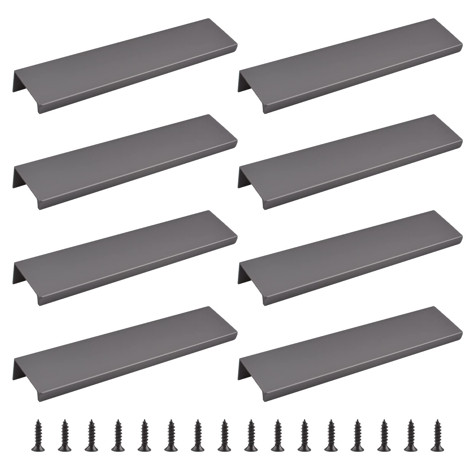 MOROBOR Finger Edge Pull, 8pcs verdeckter Griff moderner Stil Schublade Griff