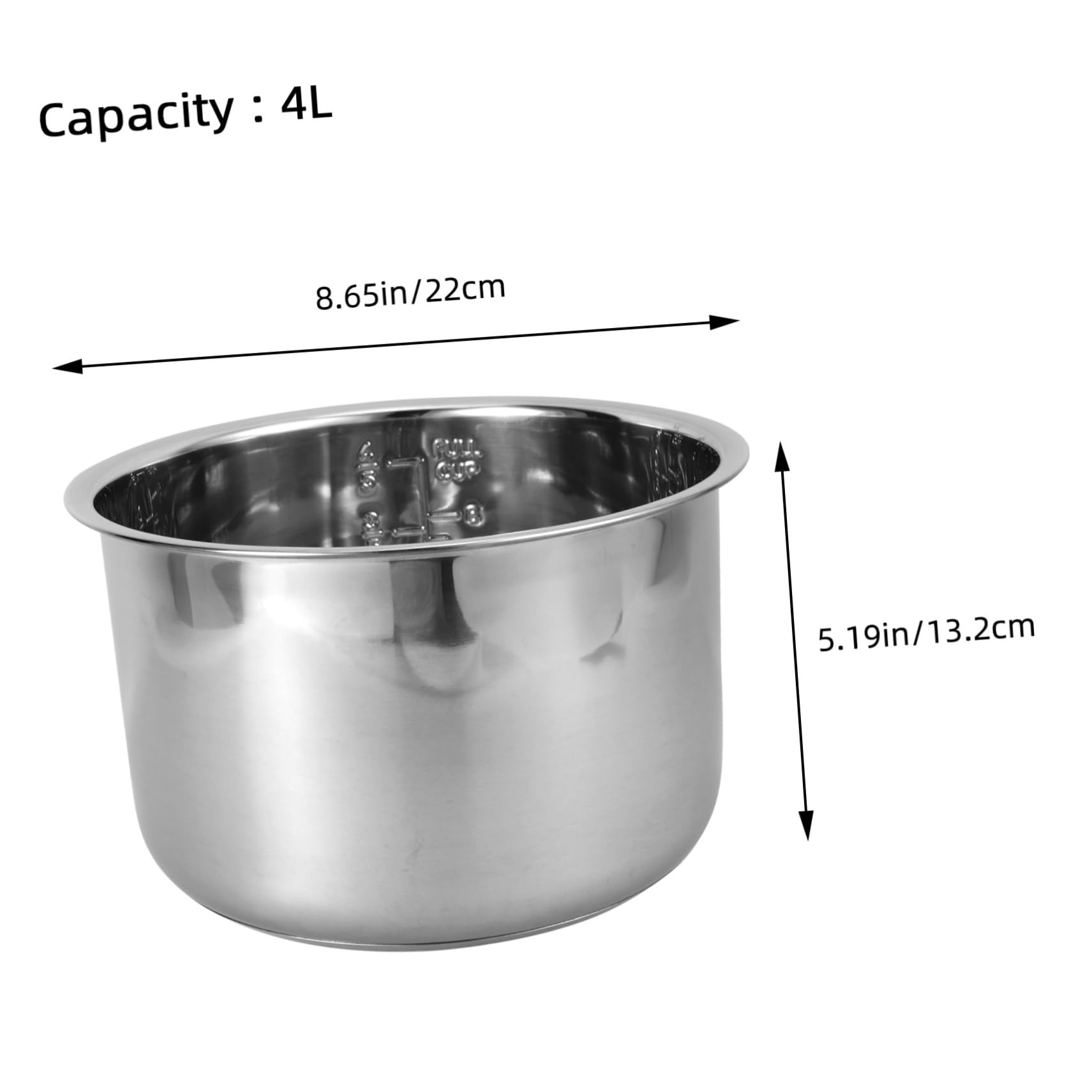 Cuvette Intérieure De Remplacement Pour Cuiseur à Riz - Antiadhésive En Alliage - Compatible Avec Plusieurs Marques