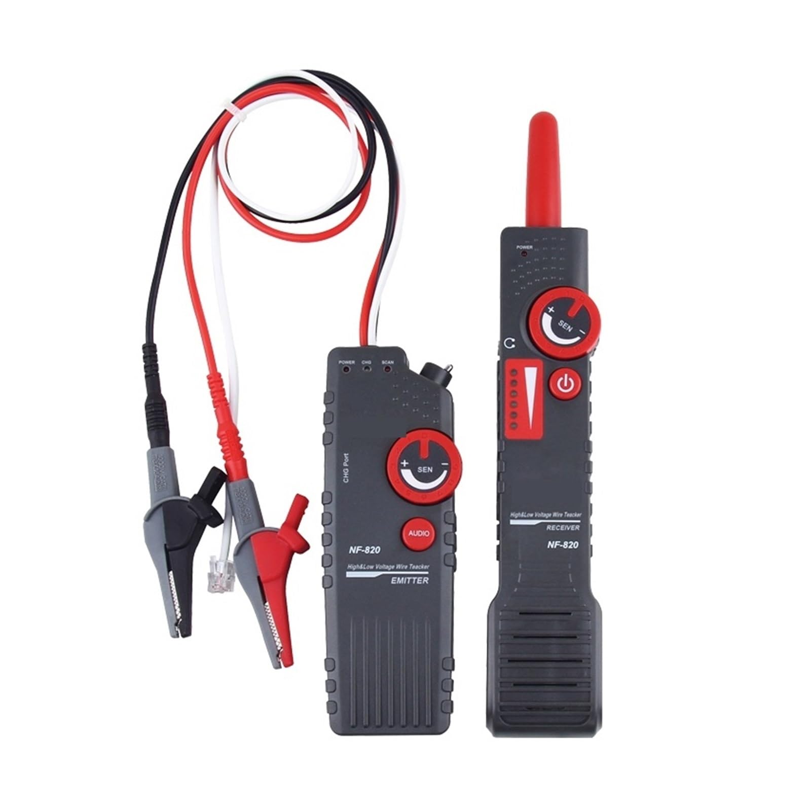 NF-820 RJ45 RJ11 BNC Tester Kabli Sieciowych Kabel Wysokiego Niskiego Napięcia Wyszukiwarka Podziemnych Wykrywacz Przewodów Przeciwzakłóceniowych Dokładna Szybka Diagnostyka