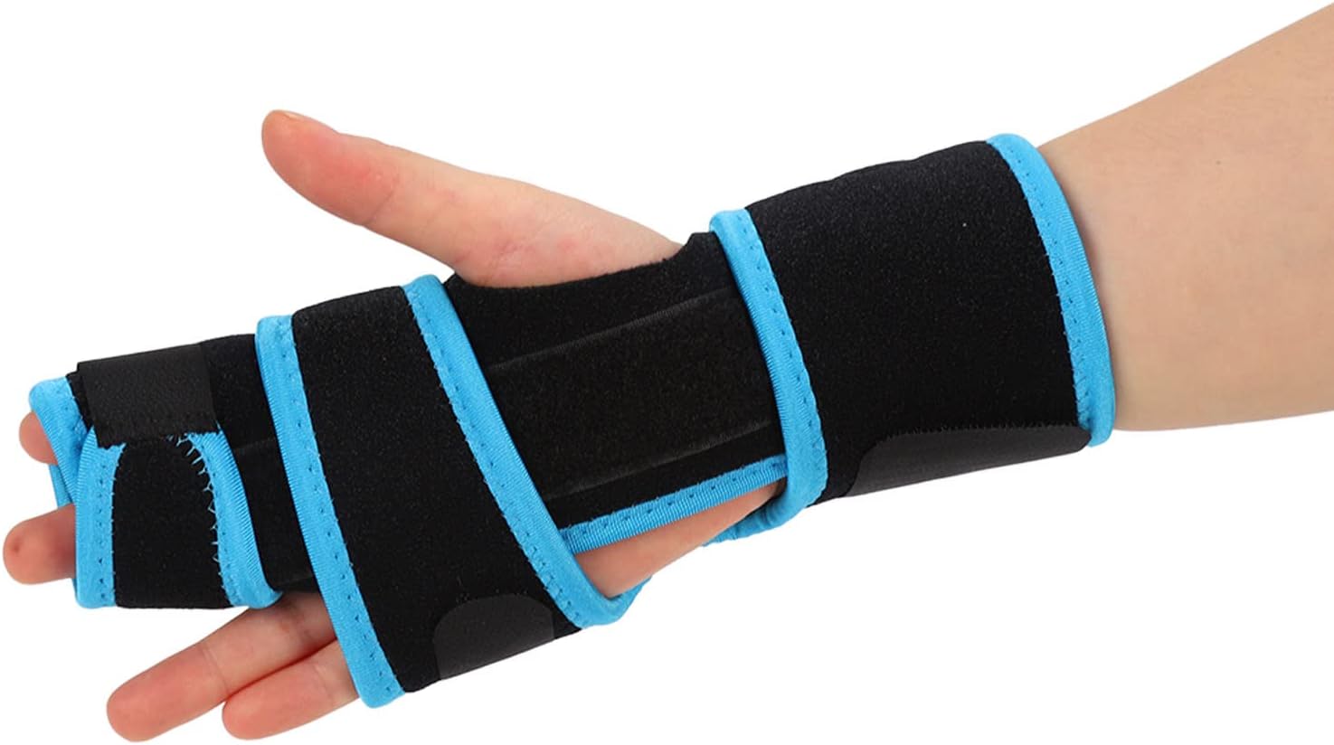 Resting Hand Splint,Adjustable Double Fingers Splint Finger Support