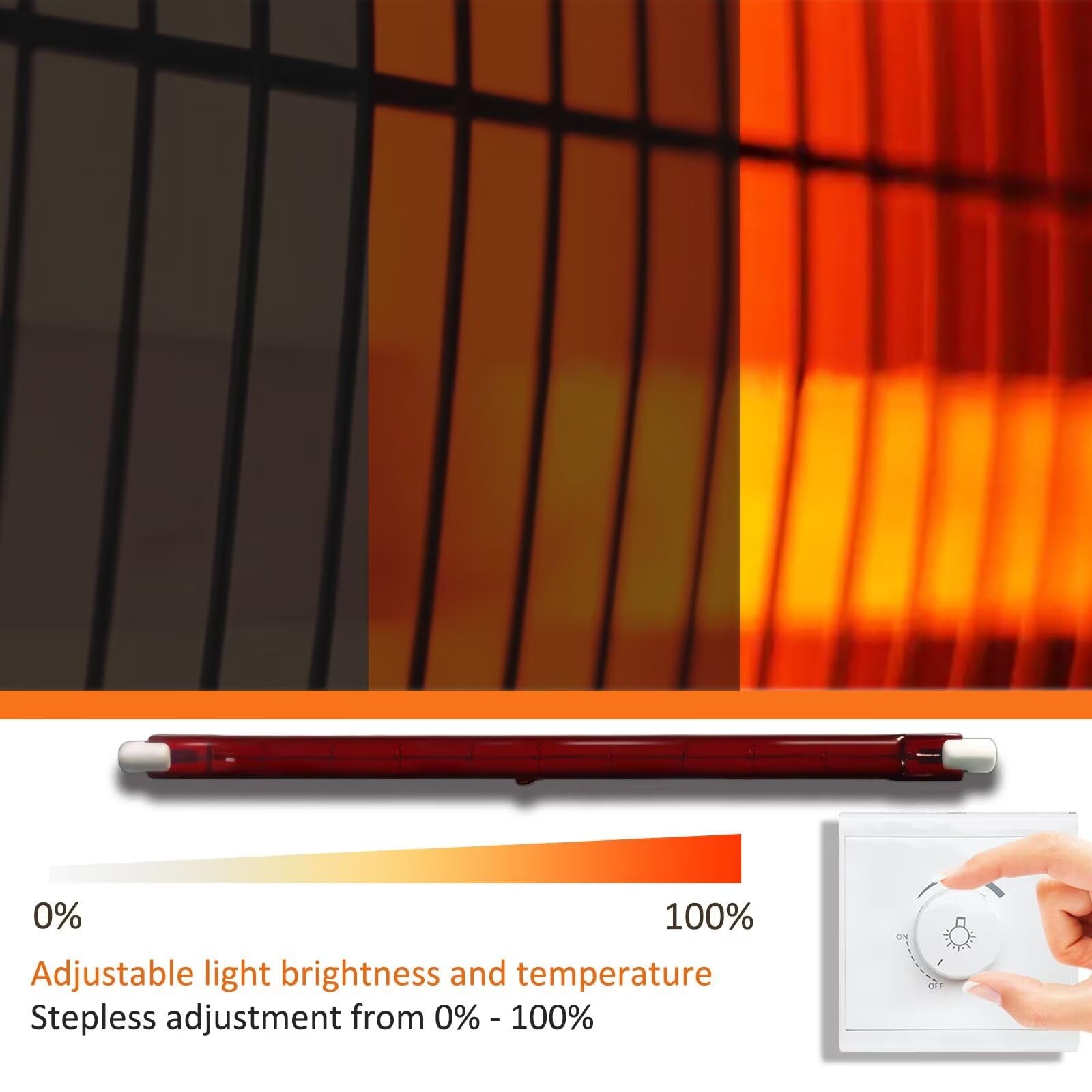 Portalampada RS PRO, Per Lampada Alogena, Base R7s, 2,5 KW, Montaggio A Ve, 1 Pin, In Alluminio | RS - Foto 5