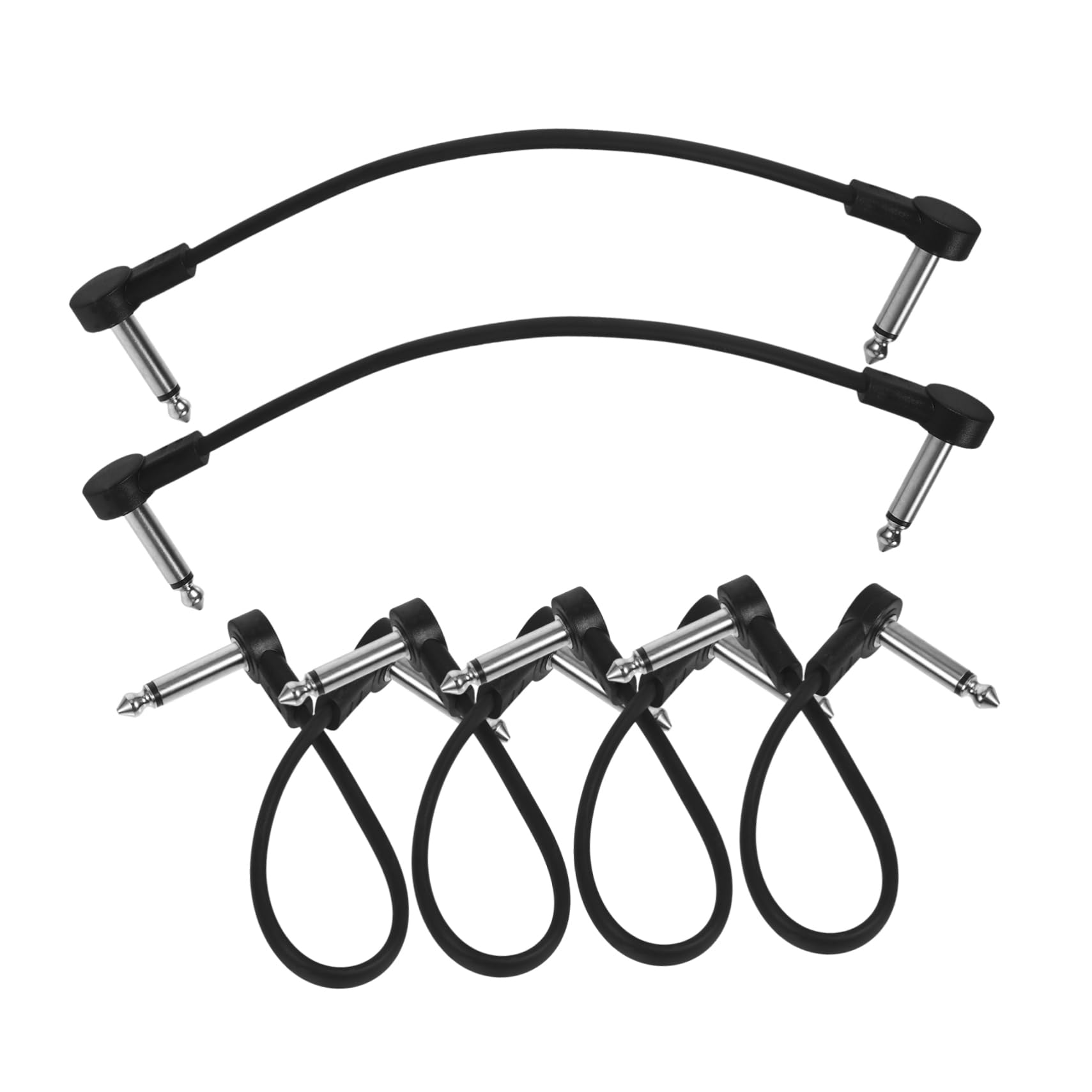 Abaodam Cable De Guitarra De 6 35 Mm Para Efectos De Guitarra 3 Juegos Cable De Alimentación Diseño and-play 6 Unidades X 3